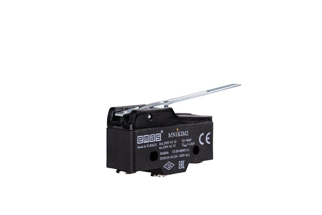 Metal Long Lever 1CO MN1 Series Plastic Mini Switch